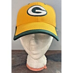 Green Bay Packers NFL Hat Gold Green Cap Adjustable Cotton Embroidered Logo